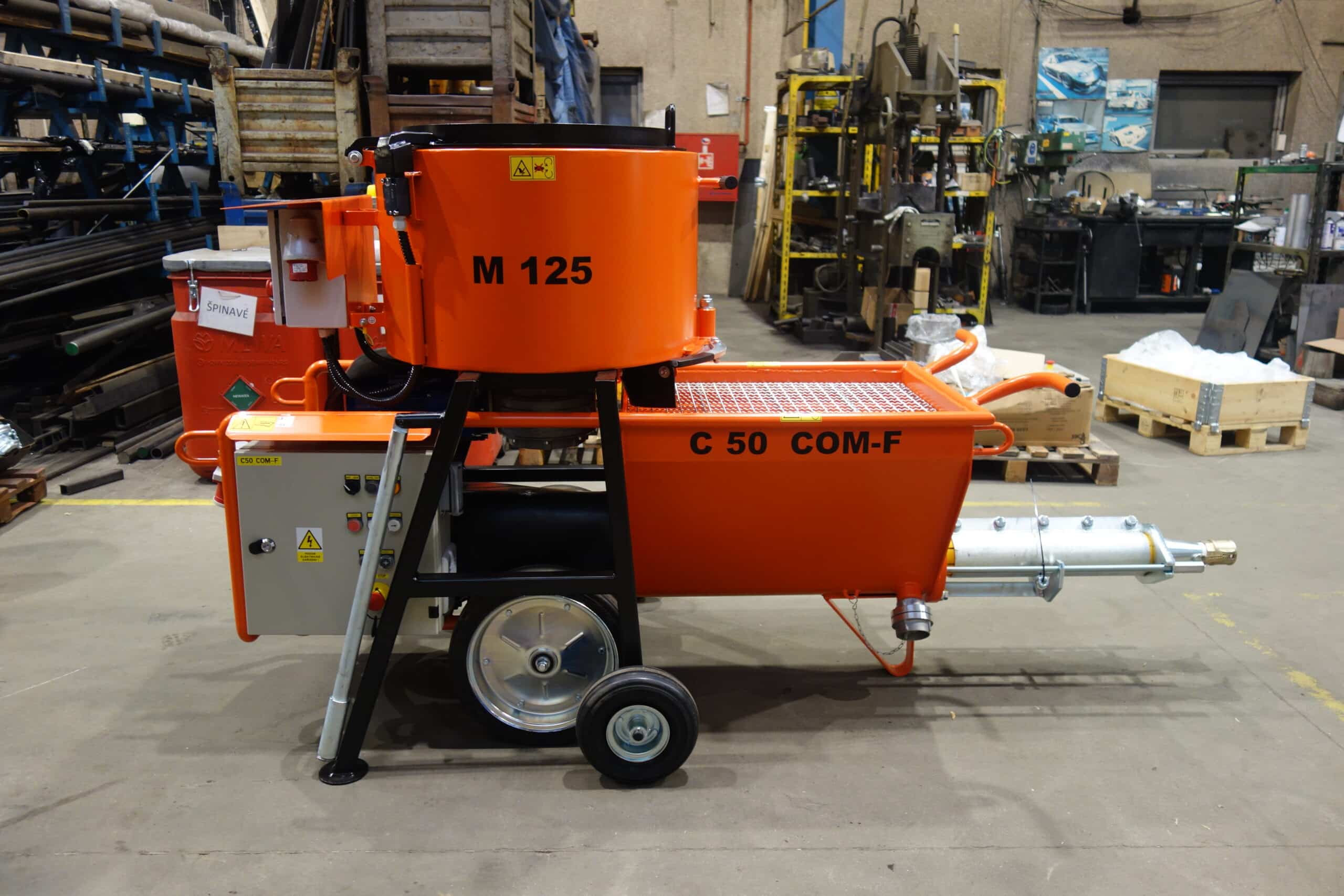 Tvangsblander med pumpe